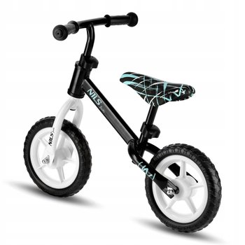 RB134 ROWEREK BIEGOWY CZARNY KOŁA 10'' NILS FUN - NILS FUN