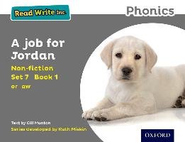 Read Write Inc. Phonics: Grey Set 7 Non-fiction 1 A Job for Jordan ...