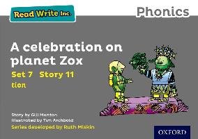 Read Write Inc. Phonics: Grey Set 7 Storybook 11 A Celebration on Planet Zox - Munton Gill