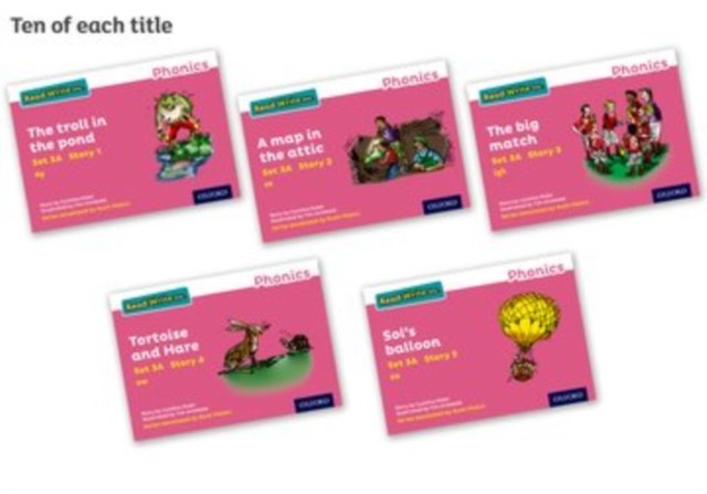 Read Write Inc. Phonics: Pink Set 3A Storybook Pack of 50 - Cynthia ...