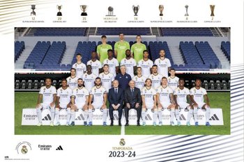 Real Madrid 2023/2024 - plakat - Grupo Erik