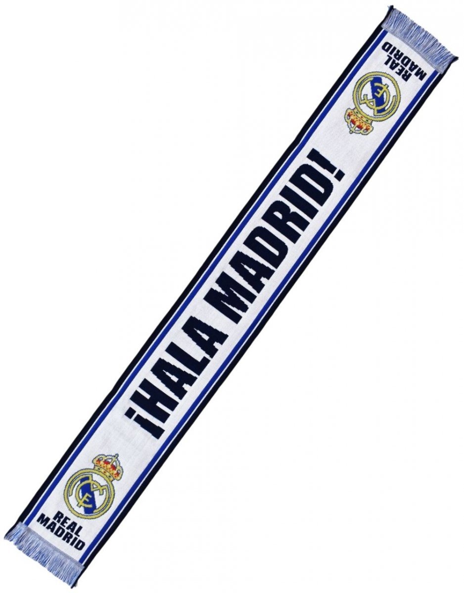 REAL MADRYT Real Madryt szalik kibica scarf RM4BUF47 biały