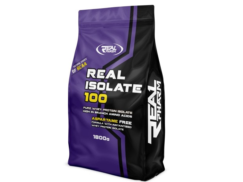 Real Pharm, Isolate 100, czekolada-orzech, 1800 g