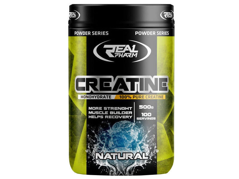 Real Pharm, Kreatyna, 500 g, cytryna-mięta