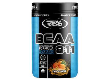 Real Pharm, Suplement diety, BCAA 8:1:1, 400 g - Real Pharm