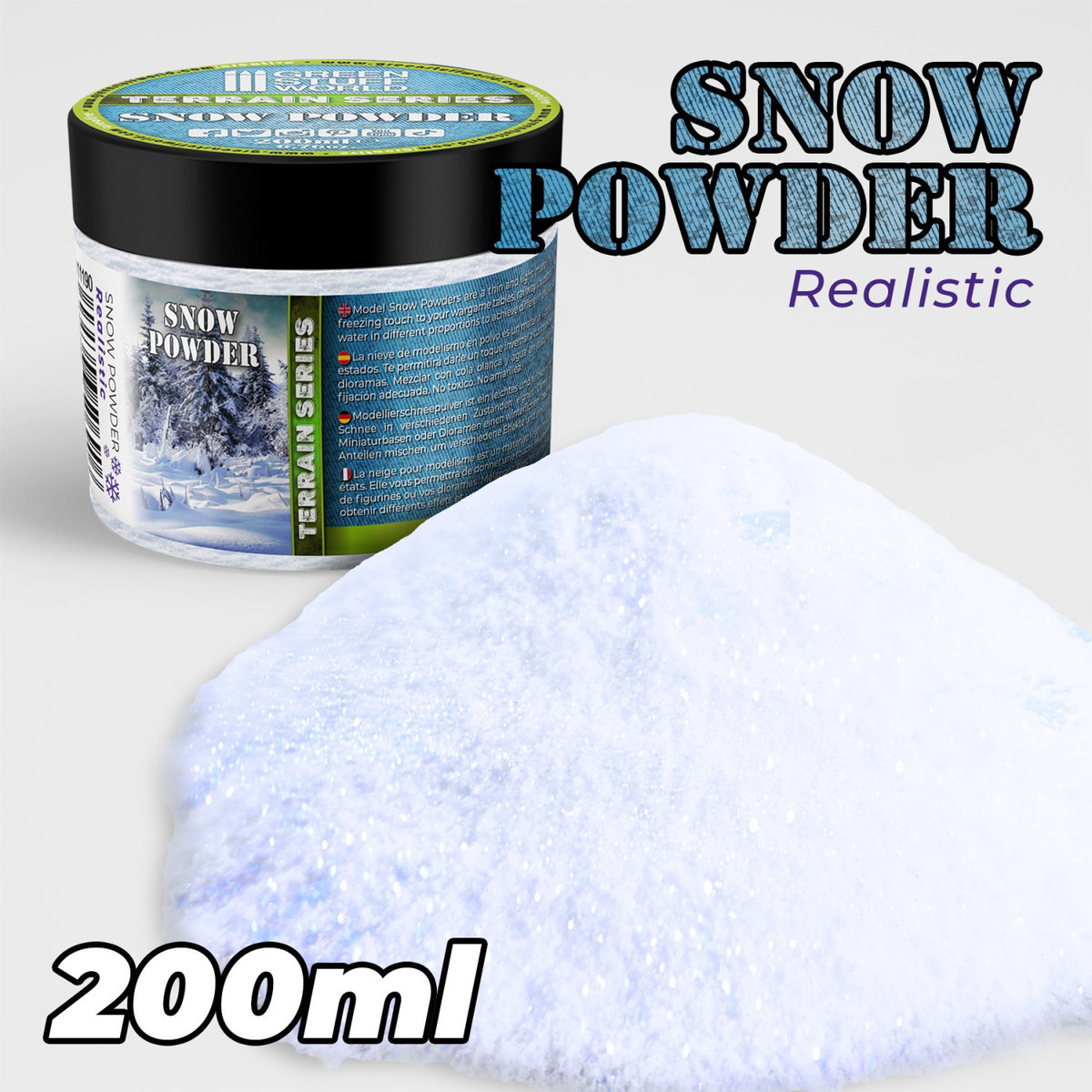 Realistic Model Snow Powder 200Ml - Green Stuff World | Sklep EMPIK.COM