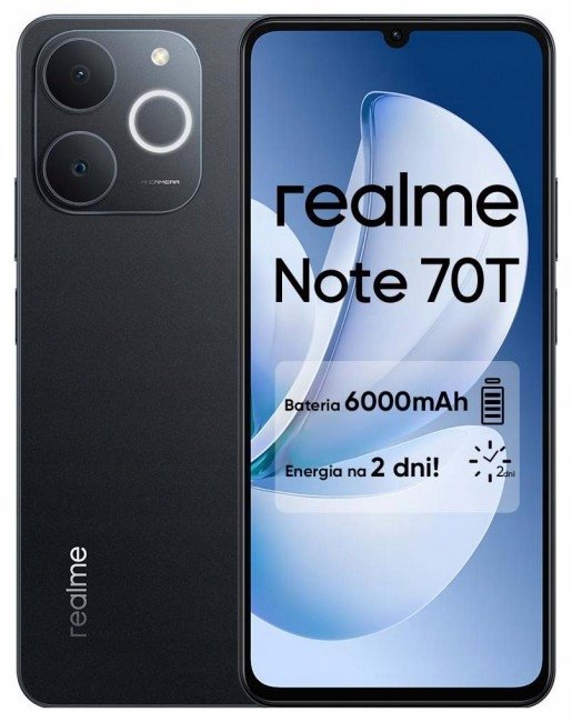 realme Note 70T 4/128GB DualSIM 90Hz 6000mAh czarny - Realme
