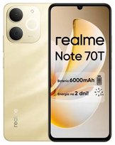 realme Note 70T Dual Sim 4/128GB 90Hz 6000 mAh złoty