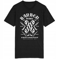 Rebel Barber Koszulka Dla Barbera Fryzjera