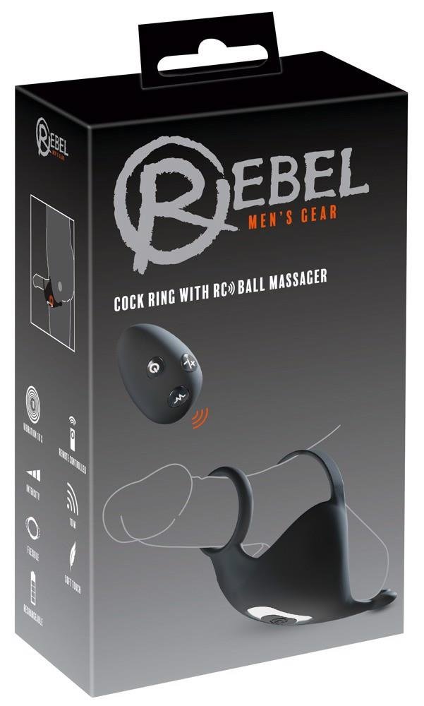 Rabel Rind Rebel Cock ring with RC Ball m | Sklep EMPIK.COM