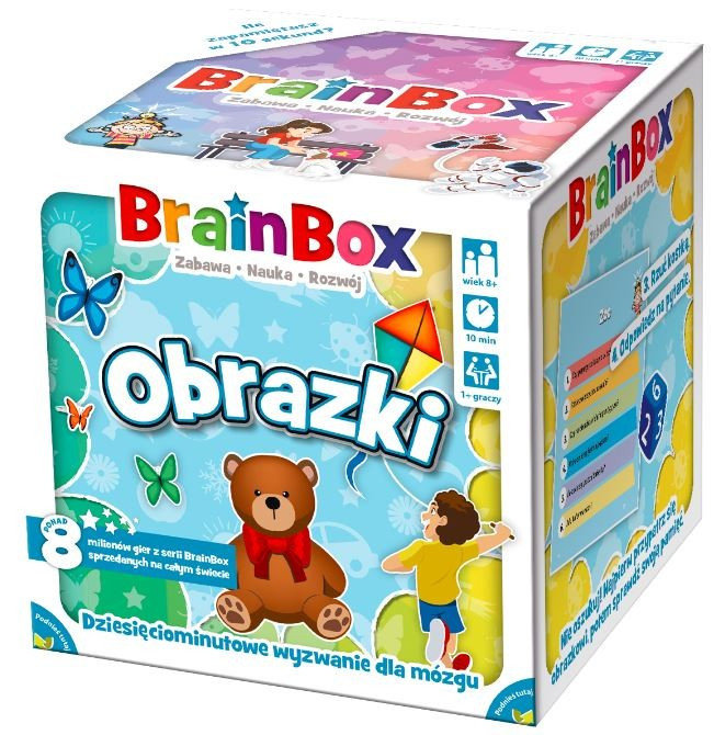 Фото - Розвивальна іграшка REBEL BrainBox Obrazki druga edycja, gra planszowa, 
