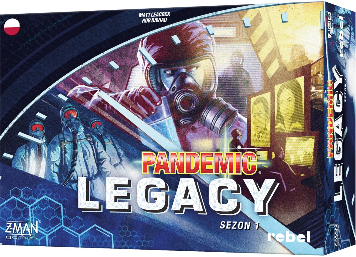 Rebel, gra strategiczna Pandemic Legacy: Sezon 1 (edycja niebieska)