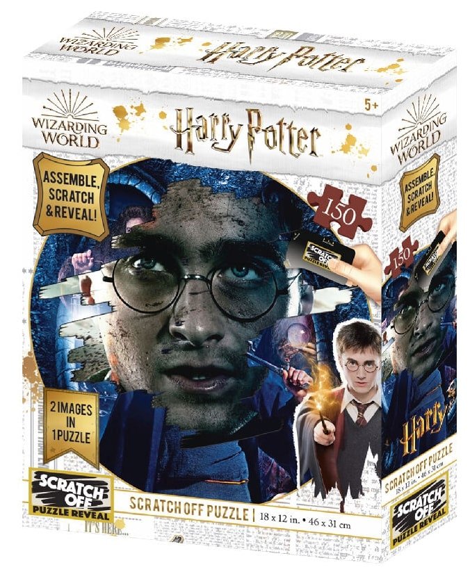 Фото - Пазли й мозаїки REBEL , puzzle Harry Potter , puzzle, magiczne, -zdrapka Harry Potter 