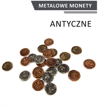 Rebel, zestaw metalowych monet Antyczne - Rebel