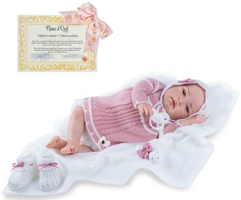 Reborn Lalka Baby Premium Z Certyfikatem + Łóżeczko Z Wyposażeniem W Gratisie, Nines D'Onil - NINES
