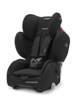 Recaro, Young Sport Hero, Fotelik samochodowy, 9-36 kg, Deep Black - Recaro