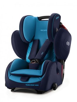 Recaro, Young Sport Hero, Fotelik samochodowy, 9-36 kg, Xenon Blue - Recaro