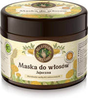 RECEPTURY ZIELARKI MASKA DO WŁOSÓW JAJECZNA 300 ml Eurus