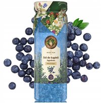 Receptury Zielarki Sól do kąpieli jagodowa 700g odświeżająca