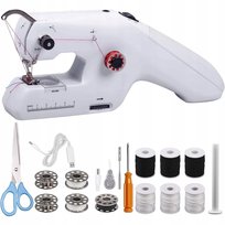 RĘCZNA MINI ELEKTRYCZNA MASZYNA DO SZYCIA PRZENOŚNA AUTOMATYCZNA DIY ZESTAW