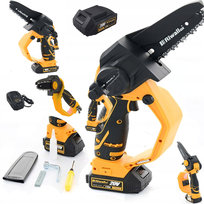 Ręczna Piła Łańcuchowa Akumulatorowa 20V + Akumulator 2 Ah + Ładowarka