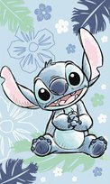 Ręczniczek do przedszkola 30x50 Lilo i Stitch niebieski dziecięcy bawełniany Jerry Fabrics