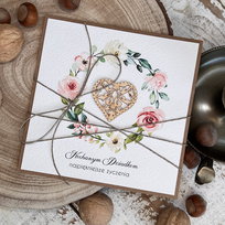 Ręcznie robiona kartka na dzień babci i dziadka - kochanym dziadkom