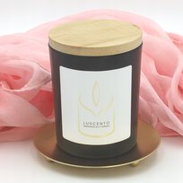 Ręcznie robiona świeca sojowa zapachowa 170g Duchowy Spokój – Luscento