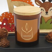 Ręcznie robiona świeca sojowa zapachowa 170g Karmelowa Dynia – Luscento