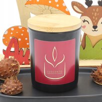 Ręcznie robiona Świeca sojowa zapachowa 170g Nieźle Po(d)grzane – Luscento