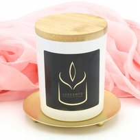 Ręcznie robiona świeca sojowa zapachowa 170g Waniliowy Przypływ – Luscento