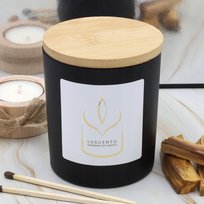 Ręcznie robiona świeca sojowa zapachowa 250g Duchowy Spokój – Luscento