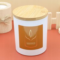 Ręcznie robiona świeca sojowa zapachowa 250g Słona Słodycz – Luscento