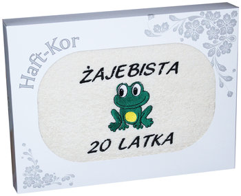 Ręcznik 70X140 Z Haftem Na Prezent 20 Urodziny - J&W