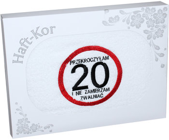 Ręcznik 70X140 Z Haftem Na Prezent 20 Urodziny - J&W