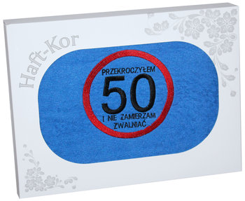 Ręcznik 70X140 Z Haftem Na Prezent 50 Urodziny - J&W