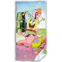 Ręcznik bawełna 140x70cm SpongeBob Patryk