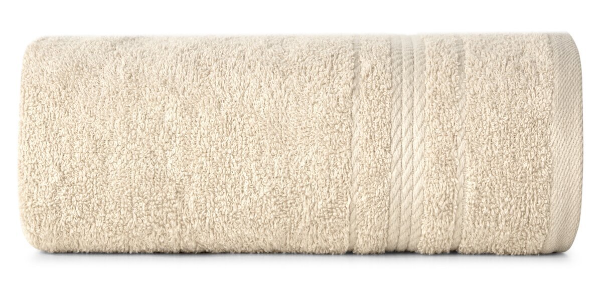 Фото - Рушник Ręcznik bawełniany, 30x50, beżowy z bordiurą, R174-03