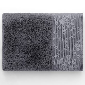 Ręcznik bawełniany grafitowy 50 x 90 cm CREA AmeliaHome - AmeliaHome