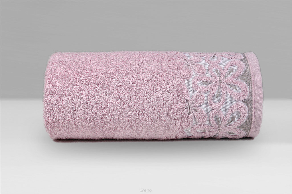 Zdjęcia - Ręcznik  bawełniany GRENO Bella, różowy, 50x90 cm