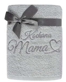 Ręcznik bawełniany łazienkowy 50x90 do użytku codziennego Kochana Mama - Faro