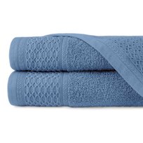 Ręcznik bawełniany szybkoschnący 30x50 cm Solano do twarzy i dłoni, 100% bawełna, Darymex kolor jasny niebieski