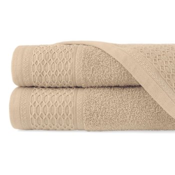 Ręcznik bawełniany szybkoschnący 50x90 cm Solano kąpielowy, 100% bawełna, Darymex kolor kawowy - Darymex