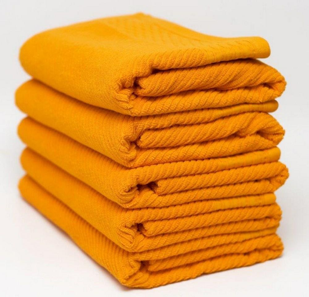 Фото - Рушник FARO Ręcznik Bolero 50x90 pomarańczowy frotte 500 g/m2 jednobarwny żakardowy z 