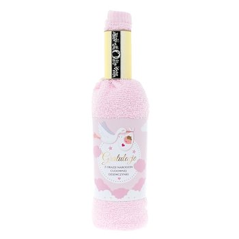 Ręcznik Butelka (100X50) Różowy - Narodziny Dziewczynki (Ptaszek) / F.H.U.P. Bogas - Inny producent