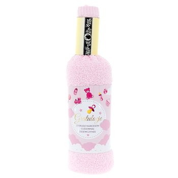 Ręcznik Butelka (100X50) Różowy - Narodziny Dziewczynki (Zabawki) / F.H.U.P. Bogas - Inny producent