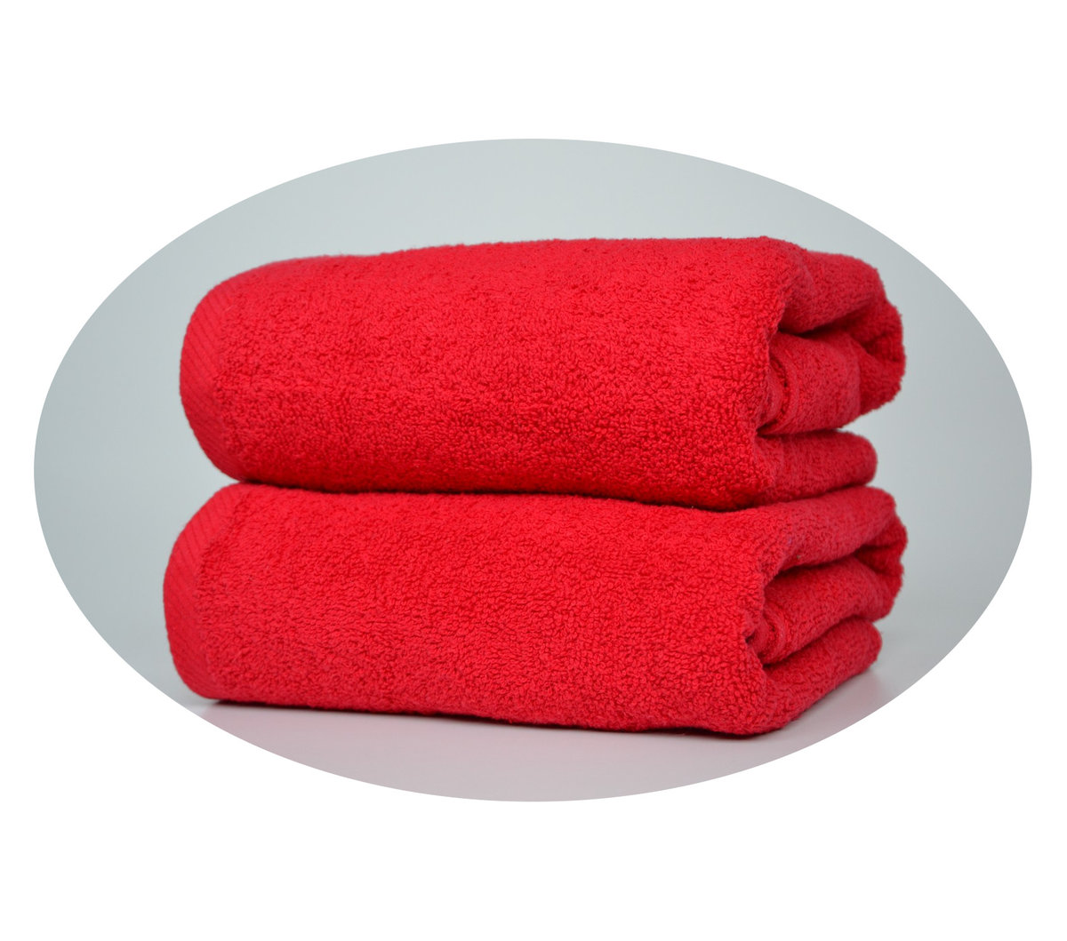 Zdjęcia - Ręcznik Extra  Czerwony Hotelowy Kąpielowy 100X50 -  Soft 