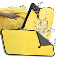 RĘCZNIK DO SAMOCHODU DWUSTRONNY SZYBKOSCHNĄCY 100X50 CM Z MIKROFIBRY DIKOM Inna marka