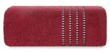 Ręcznik EUROFIRANY Fiore, czerwony 500g/m, rozmiar 50x90 cm - Eurofirany
