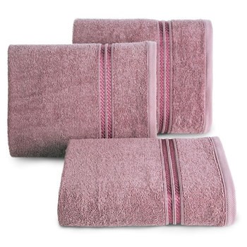 Ręcznik EUROFIRANY Pasy, różowy, 70x140 cm  - Eurofirany